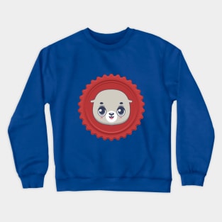 Seal of approval design Crewneck Sweatshirt